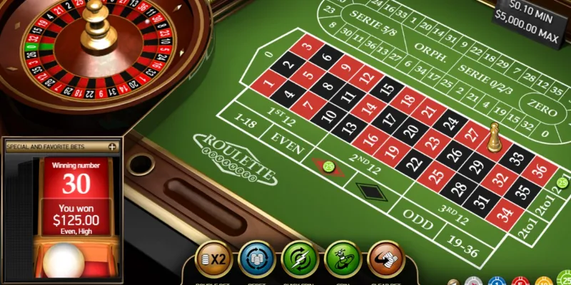 Nắm bắt thông tin về các mức cược trong Roulette