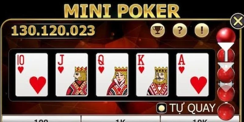 Tìm hiểu cách chơi mini poker cơ bản
